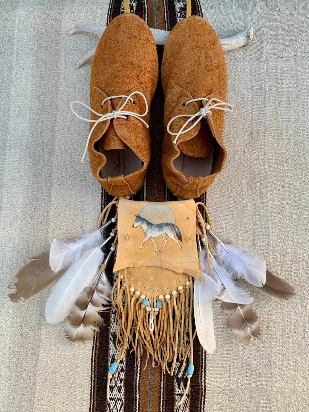 Anniel Italian Washed Leather soft ankle moccasins